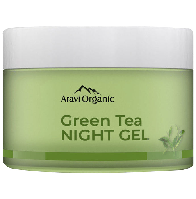 Aravi Organic Green Tea Night Gel - Classic Derma