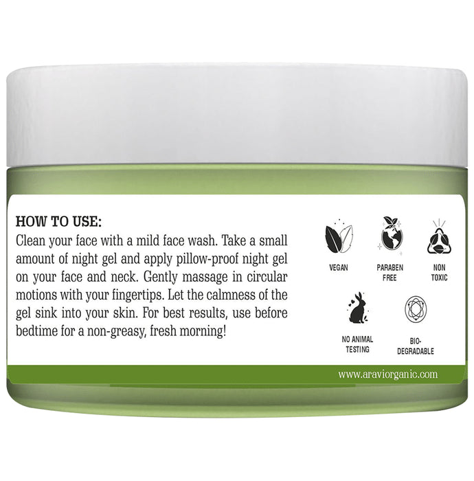 Aravi Organic Green Tea Night Gel