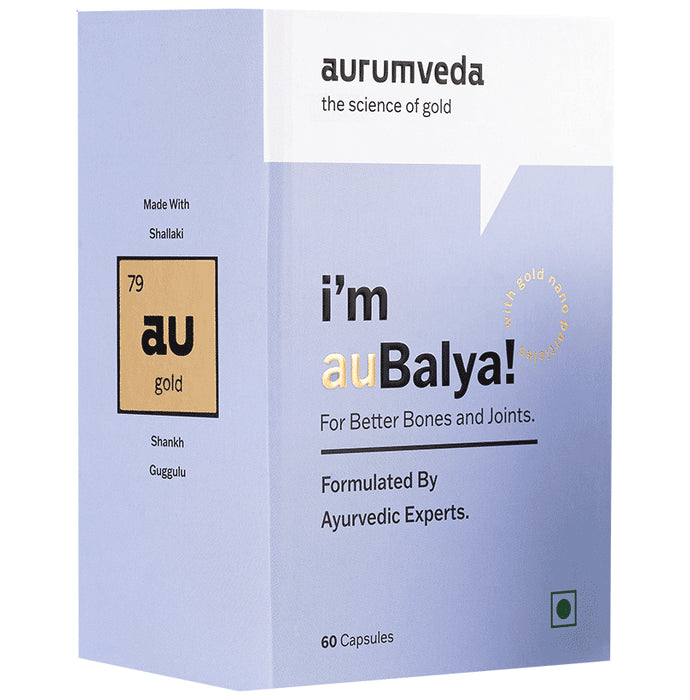Aurumveda auBalya Capsule for Better Bones and Joints - Classic Derma
