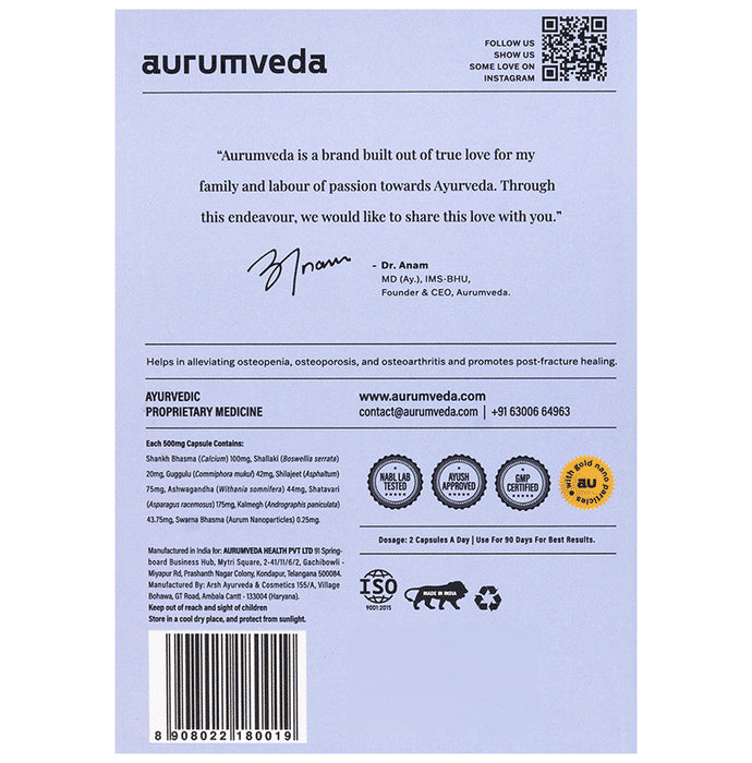 Aurumveda auBalya Capsule for Better Bones and Joints