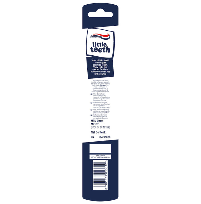 Aquafresh 3+Years Little Teeth Toothbrush Alligator
