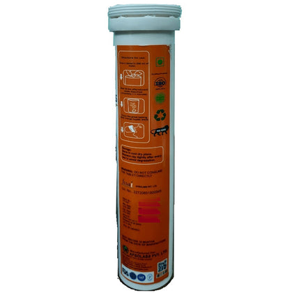 Apsolabs Natural Vitamin C & Zinc Effervescent Tablet Sugar Free Orange