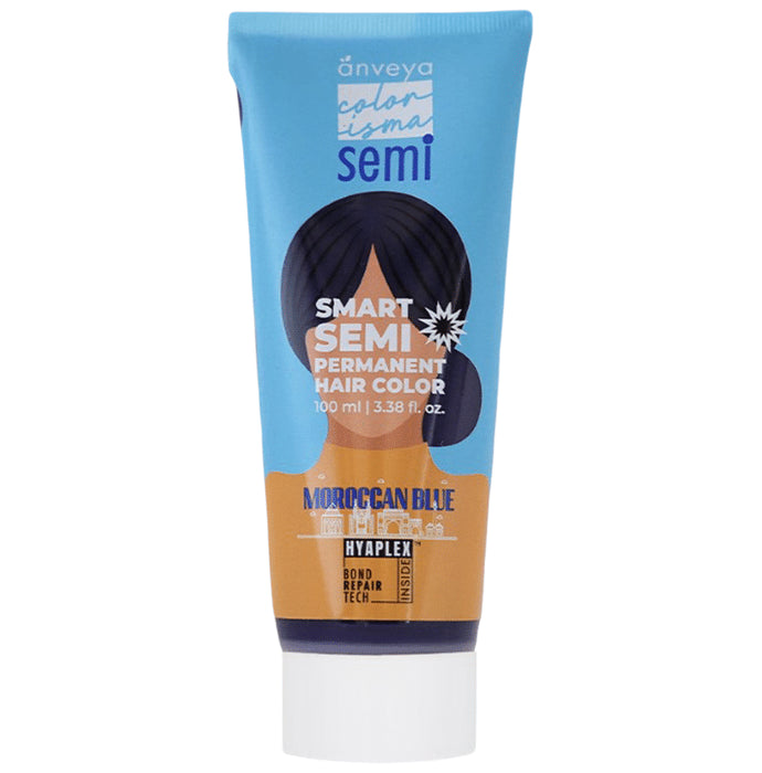 Anveya Colorisma Semi Permanent Hair Color Moroccan Blue - Classic Derma