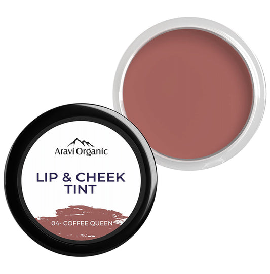 Aravi Organic Lip and Cheek Tint Balm Coffee Queen - Classic Derma