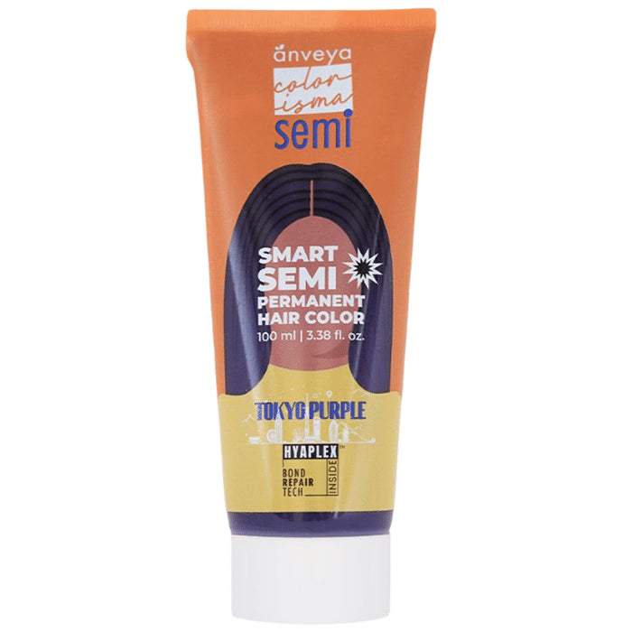 Anveya Colorisma Semi Permanent Hair Color Tokyo Purple - Classic Derma