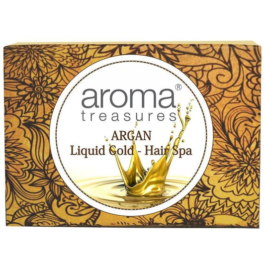 Aroma Treasures Argan Liquid Gold - Hair Spa Kit - Classic Derma