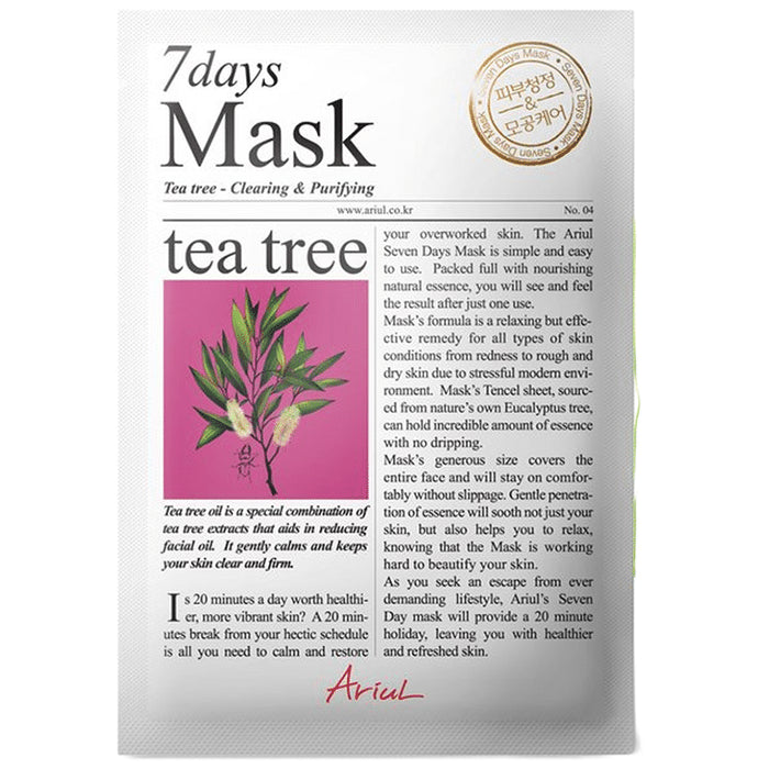 Ariul 7 Days Mask (23gm Each) Green Tea - Classic Derma
