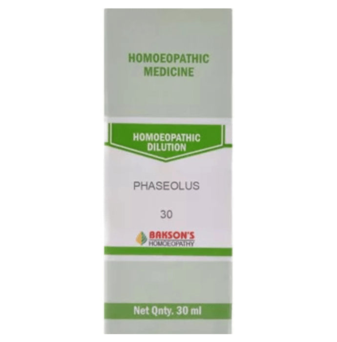 Bakson's Homeopathy Phaseolus Dilution 30 - Classic Derma