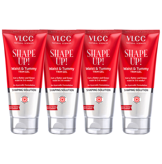 VLCC Wellscience Shape Up Waist And Tummy Trim Gel (200ml Each) - Classic Derma