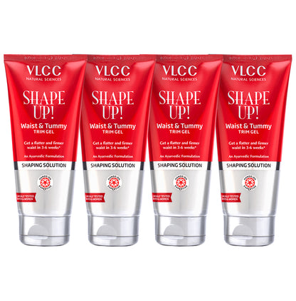 VLCC Wellscience Shape Up Waist And Tummy Trim Gel (200ml Each) - Classic Derma