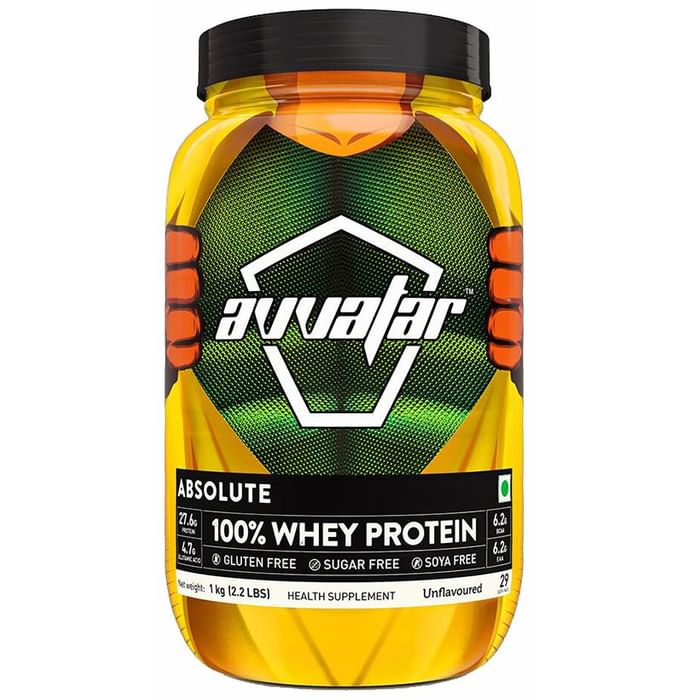 Avvatar Absolute 100% Whey Protein Unflavoured - Classic Derma