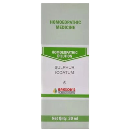 Bakson's Homeopathy Sulphur Iodatum Dilution 6 - Classic Derma