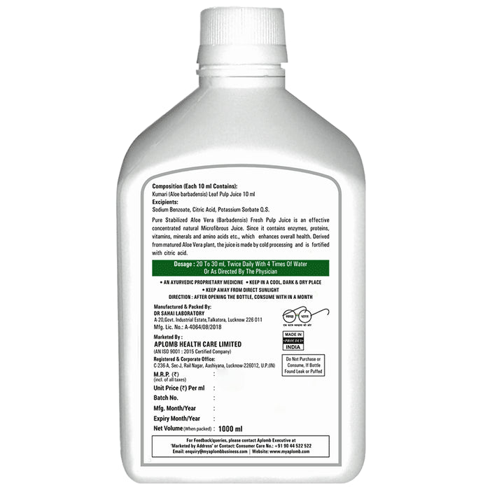 Aplomb Aloe Vera Juice