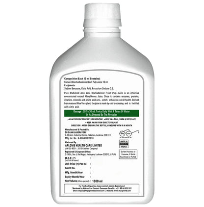 Aplomb Aloe Vera Juice