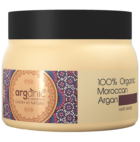 Arganic 100% Organic Moroccan Argan Hair Mask - Classic Derma