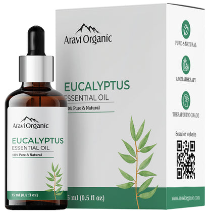 Aravi Organic Nilgiri Eucalyptus Essential Oil - Classic Derma