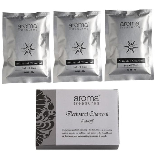 Aroma Treasures Peel-Off Mask (30gm Each) Activated Charcoal - Classic Derma