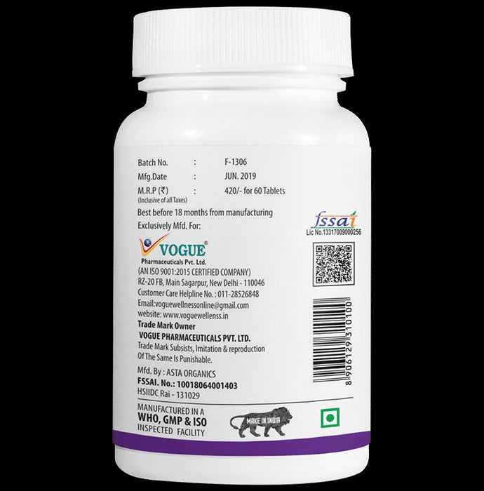 Vogue Wellness Vozi Tablet (60 Each)