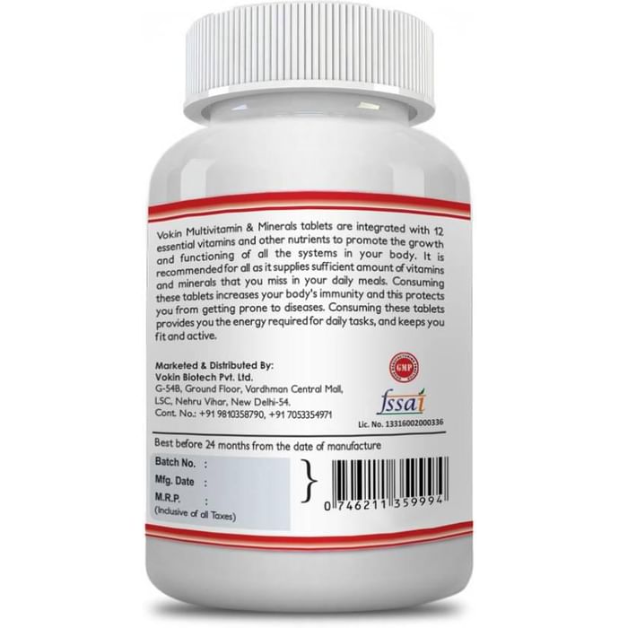 Vokin Biotech Multivitamins and Minerals Supplement Capsule