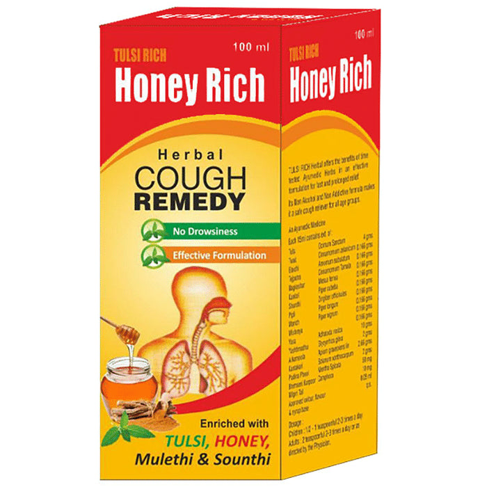 Aushadh Honey Rich Herbal Cough Remedy - Classic Derma
