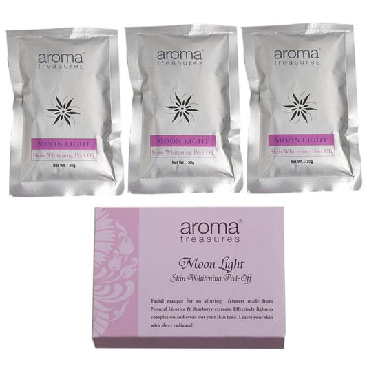 Aroma Treasures Peel-Off Mask (30gm Each) Moon Light Skin Whitening - Classic Derma