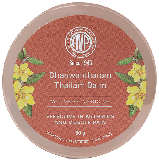 AVP Dhanwantharan Thailam Balm Effective in Arthritis and Muscle Pain - Classic Derma