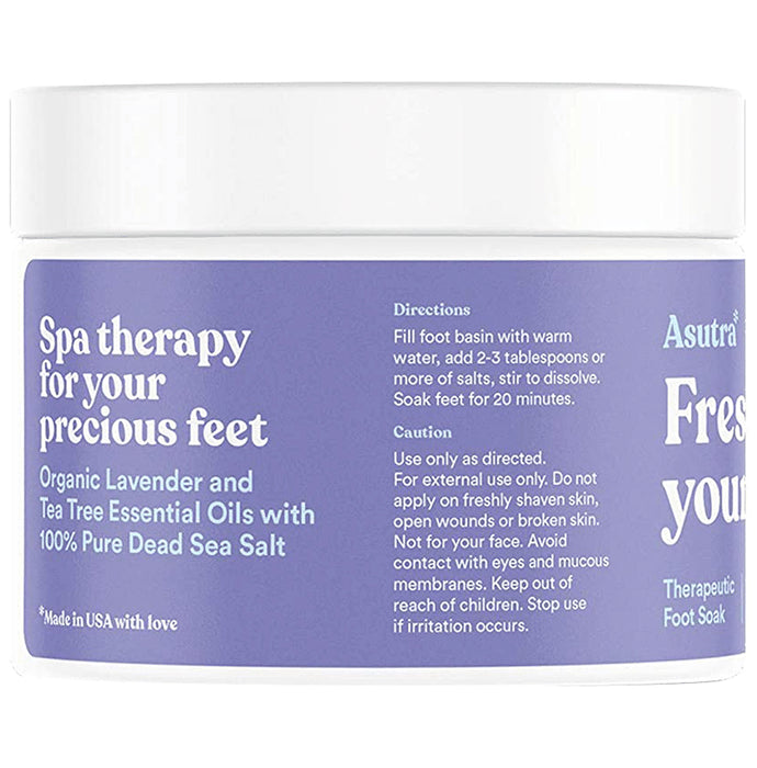 Asutra Freshen Your Feet Therapeutic Foot Soak Tea Tree & Lavender