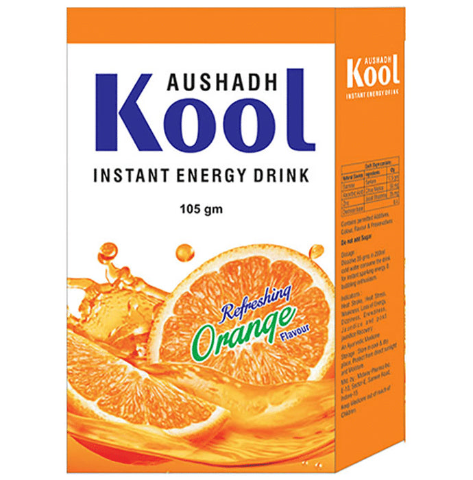 Aushadh Kool Instant Energy Drink Orange - Classic Derma