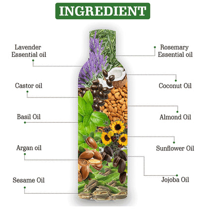 Aravi Organic Rosemary Castor Hair Growth Oil