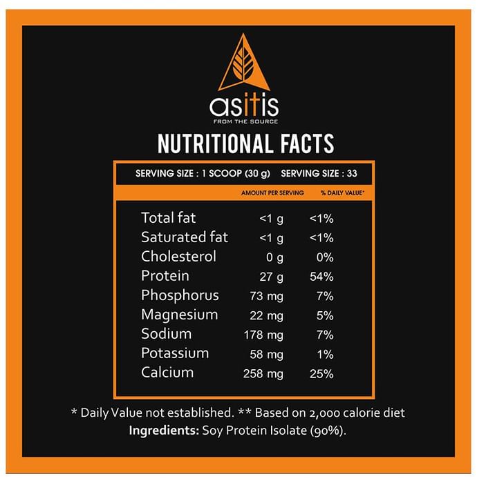 AS-IT-IS Nutrition Soy Protein Isolate