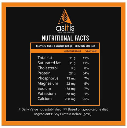 AS-IT-IS Nutrition Soy Protein Isolate