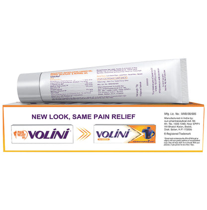 Volini Pain Relief Gel for Sprain, Muscle, Joint, Neck & Low Back Pain | Bone, Joint & Muscle Care