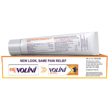 Volini Pain Relief Gel for Sprain, Muscle, Joint, Neck & Low Back Pain | Bone, Joint & Muscle Care
