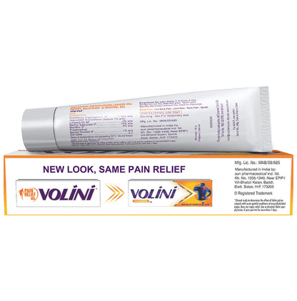 Volini Pain Relief Gel for Sprain, Muscle, Joint, Neck & Low Back Pain | Bone, Joint & Muscle Care