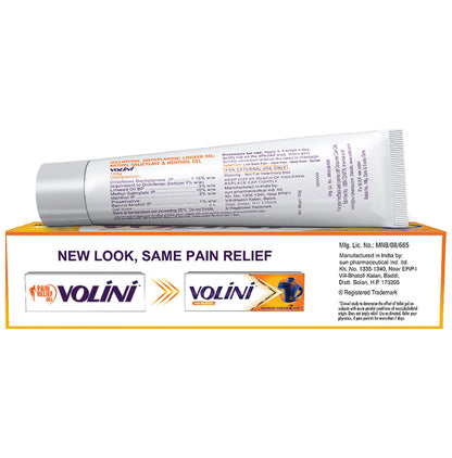 Volini Pain Relief Gel for Sprain, Muscle, Joint, Neck & Low Back Pain | Bone, Joint & Muscle Care