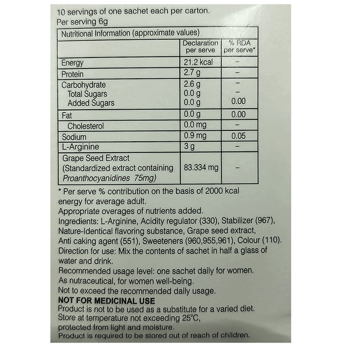 Argiprime Nutraceutical Granules Orange Sugar Free