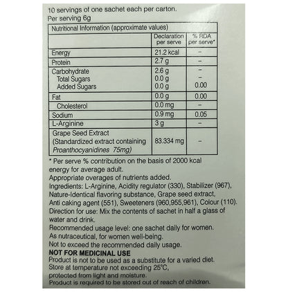 Argiprime Nutraceutical Granules Orange Sugar Free