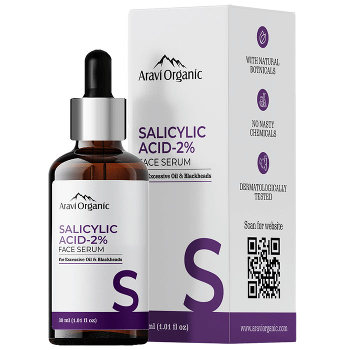 Aravi Organic Salicylic Acid 2% Face Serum - Classic Derma