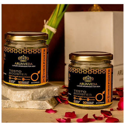 Arunveda Power Forte Testo Booster Capsule for Men (60 Each)