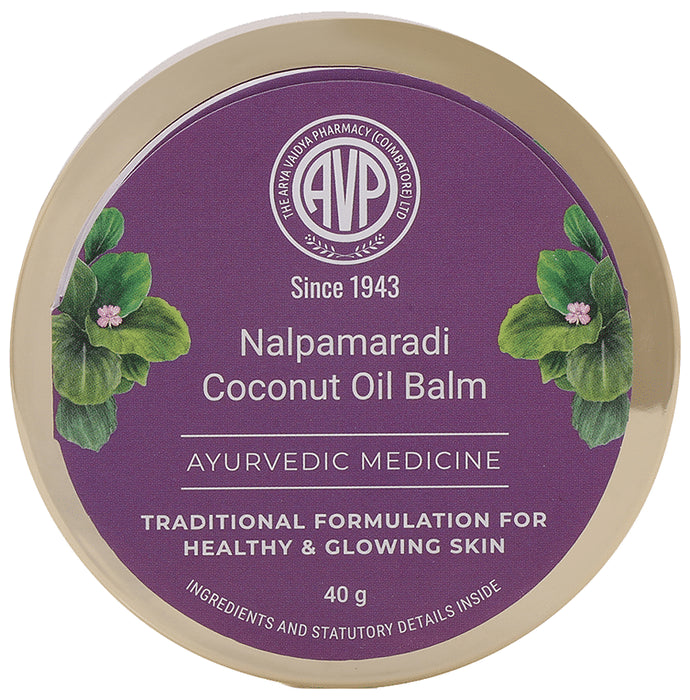 AVP Nalpamradi Coconut Oil Balm Traditional Formulated for Healthy and Glowing Skin - Classic Derma