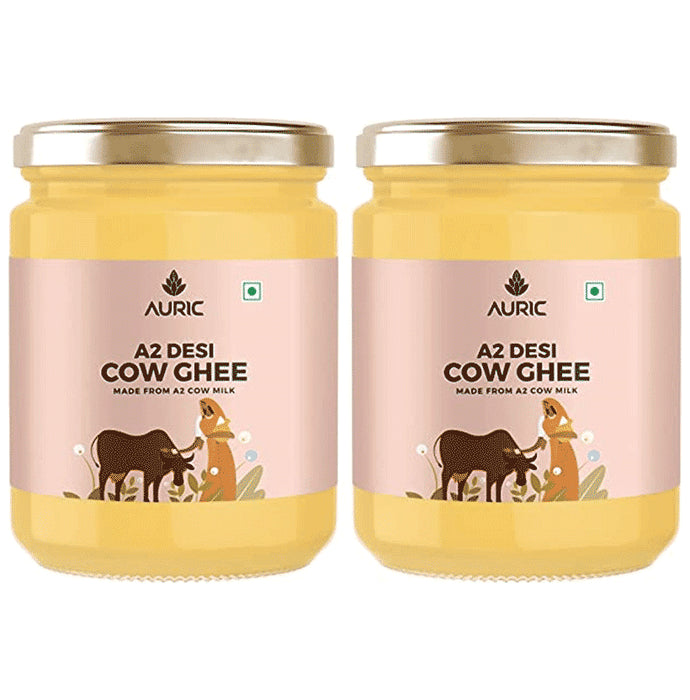 Auric A2 Desi Cow Ghee (500ml Each) - Classic Derma