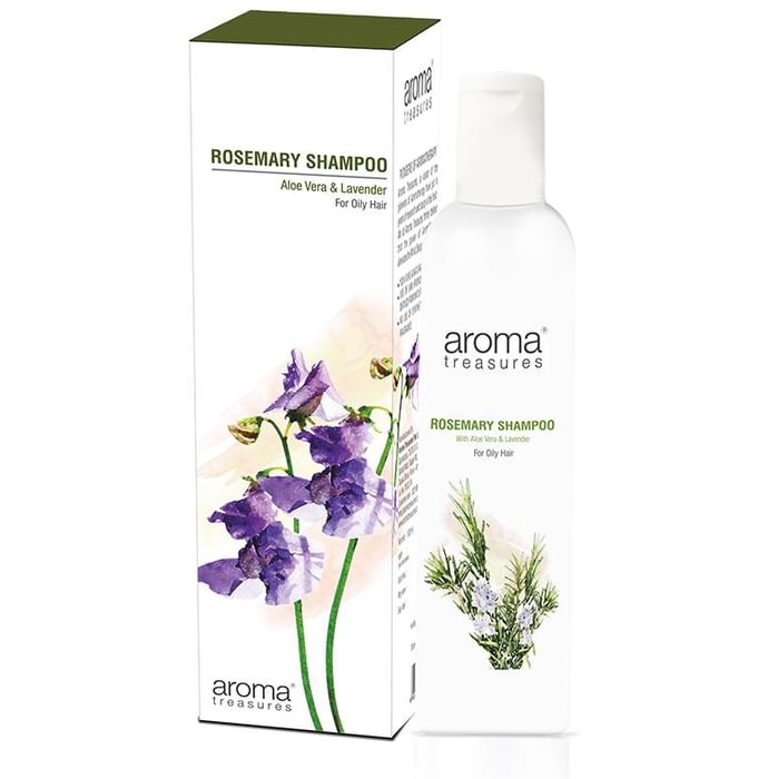 Aroma Treasures Rosemary with Aloevera and Lavender Shampoo Oily Hair - Classic Derma