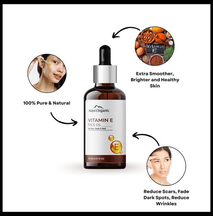 Aravi Organic Vitamin E Face Oil