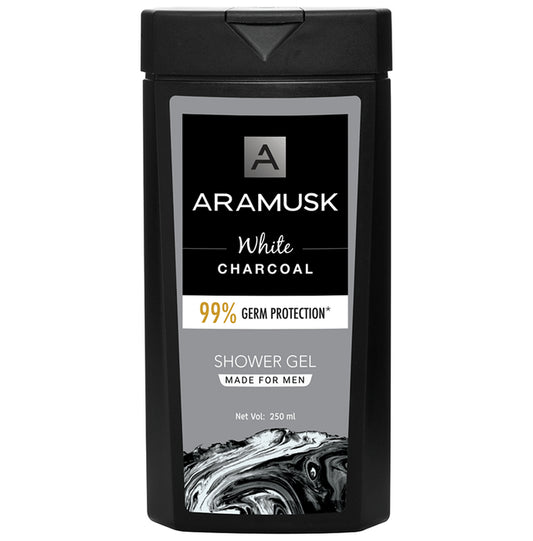 Aramusk White Charcoal 99% Germ Protection Shower Gel - Classic Derma