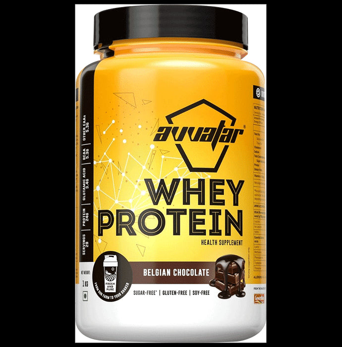Avvatar Whey Protein Belgian Chocolate Sugar Free - Classic Derma