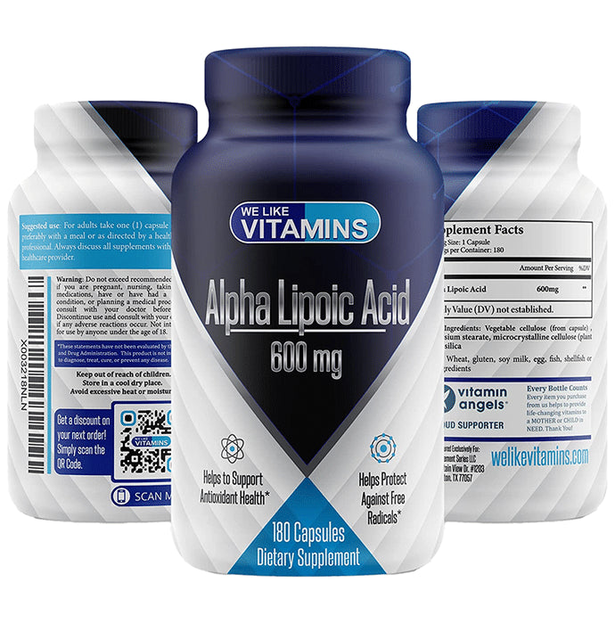 We Like Vitamins Alpha Lipoic Acid 600mg Capsule - Classic Derma