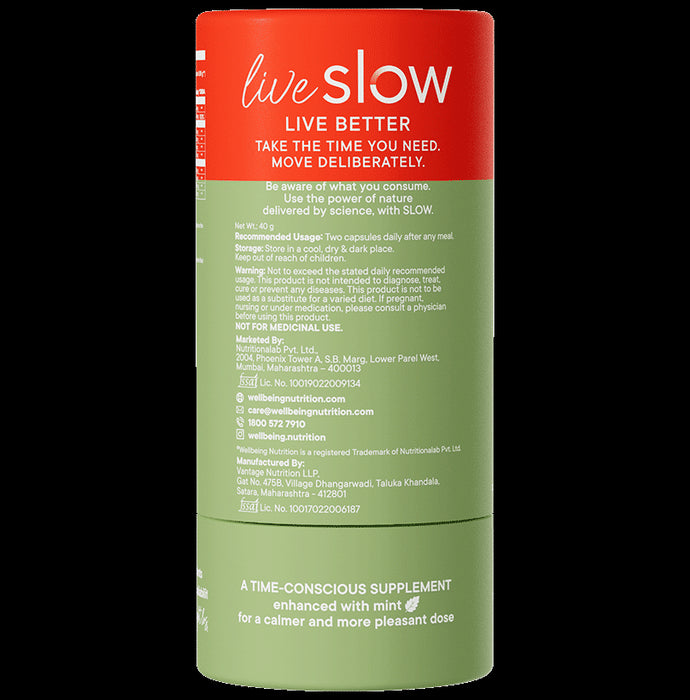 Wellbeing Nutrition Slow Burn with Capsimax Garcinia, Chromium & Liquid L-Carnitine Clinically Proven Capsule
