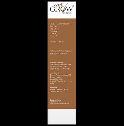 Wellgrow Hair Serum | Nourishes & Protects Hair