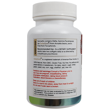 Wellness Extract Delta Gold Eannatto Tocotrienols (Vitamin E) 300mg | Softgel for Heart, Bone, Skin & Brain Health