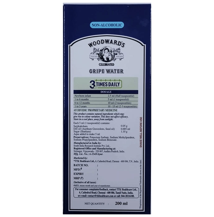 Woodward's Gripe Water | Gentle Antacid for Infants